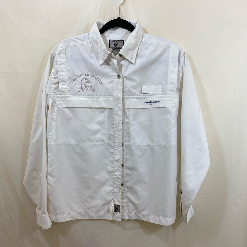 Hook and tackle, sun protection, and quick dry long sleeve shirt!